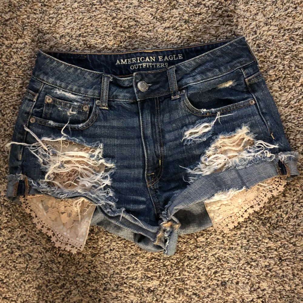 American Eagle high wasted shorts